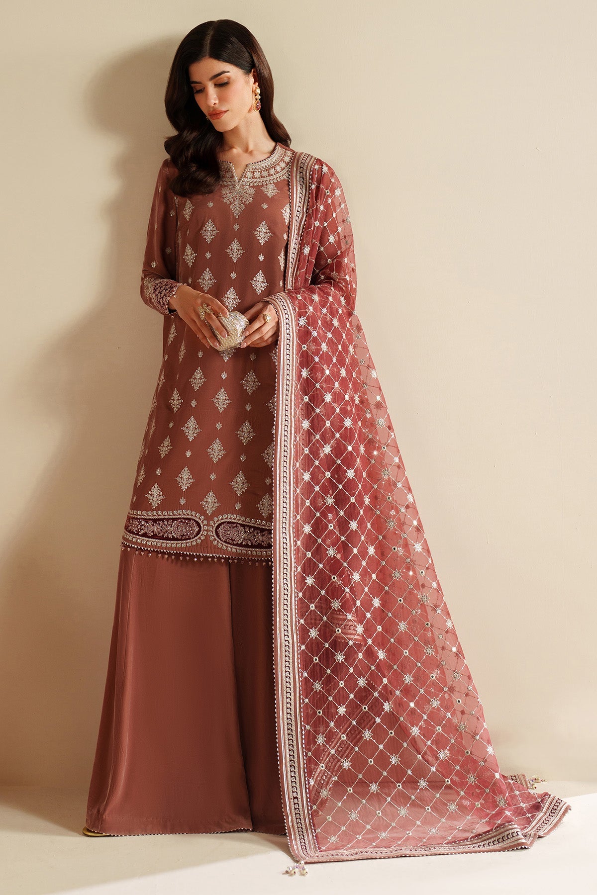 Jazmin - Embroidered Velvet Formal VVF D-3