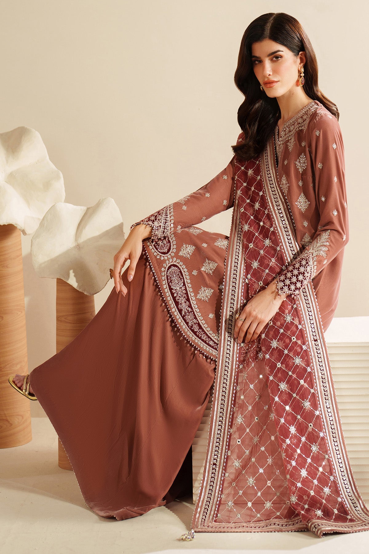 Jazmin - Embroidered Velvet Formal VVF D-3