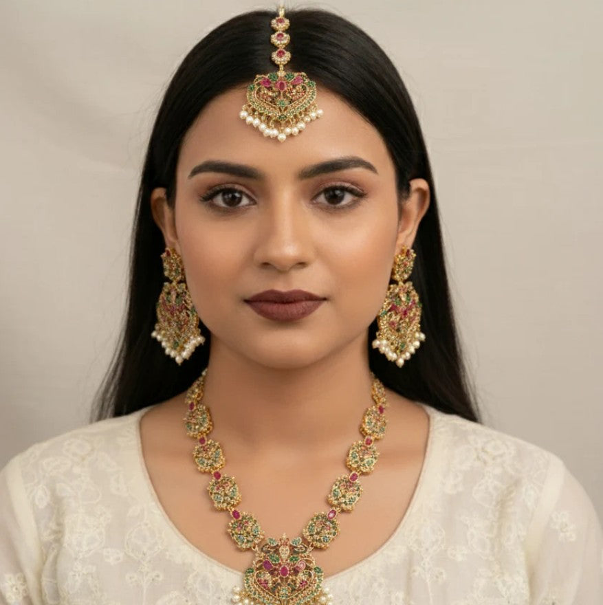 Zevar - Tourmaline Naurattan Set