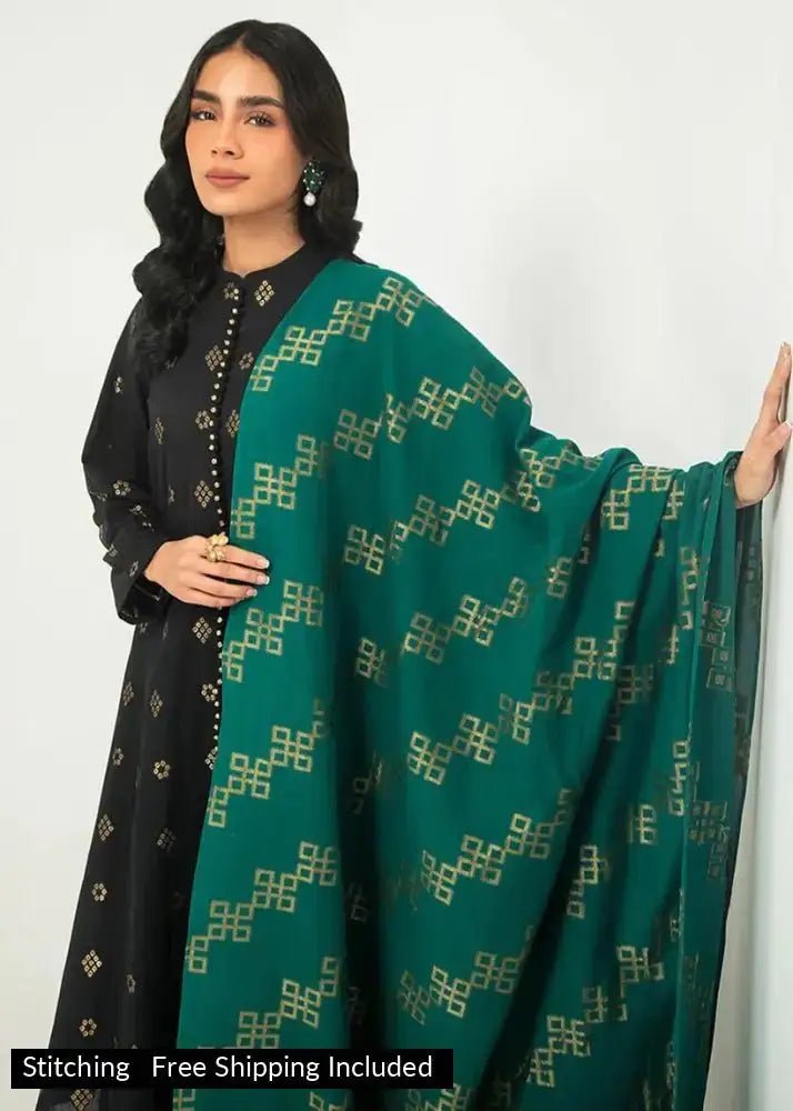 Cross Stitch - 3 Piece Jacquard Collection - Pearl Light - SaviiFashion.com