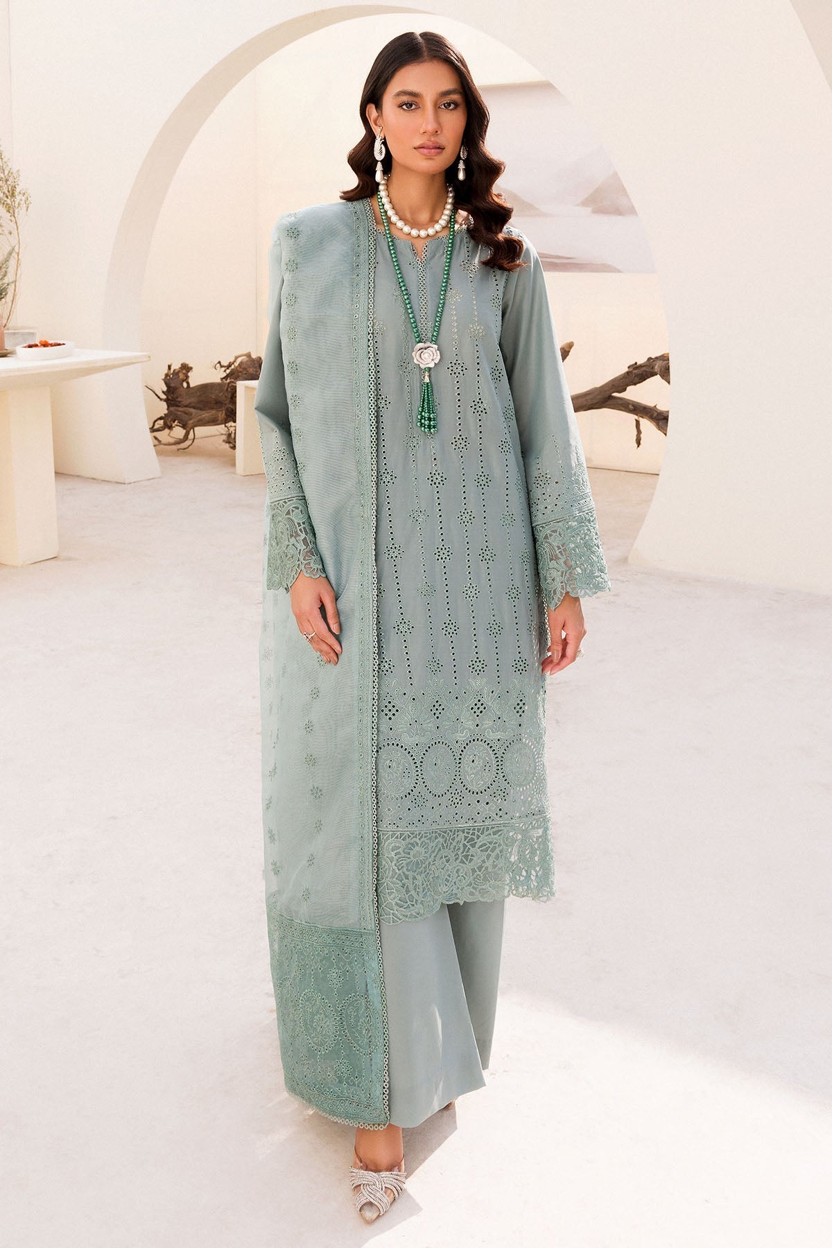 Motifz - 4236 - SARENA - EMBROIDERED - CAMBRIC - SaviiFashion.com