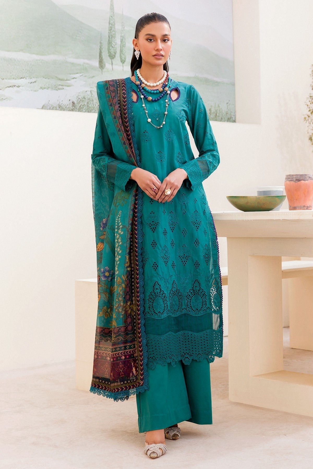 Motifz - 4240 - ZYNAB - EMBROIDERED - CAMBRIC - SaviiFashion.com