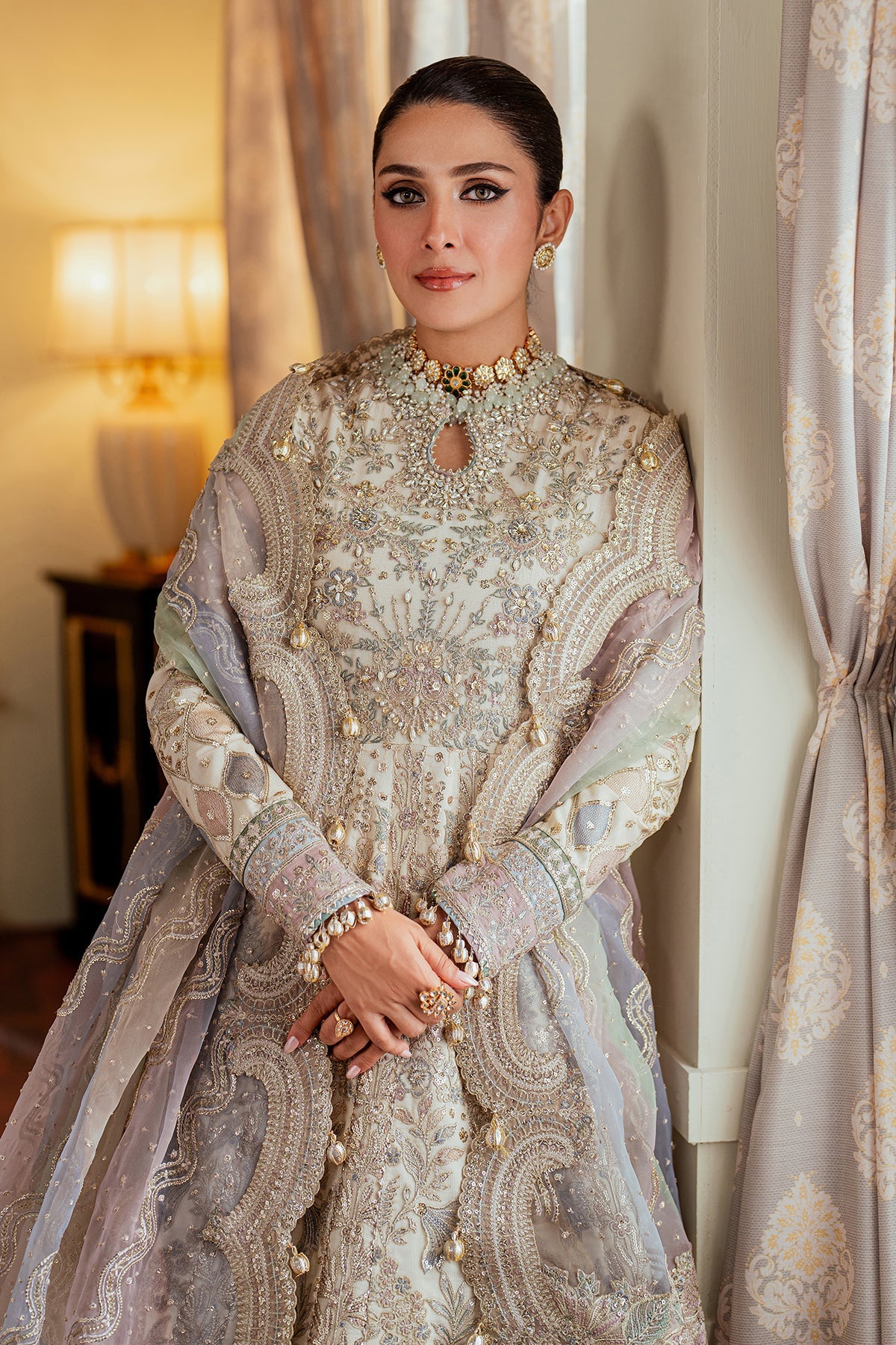 Baroque - 3 Piece Suit - Embroidered Net CH13-06