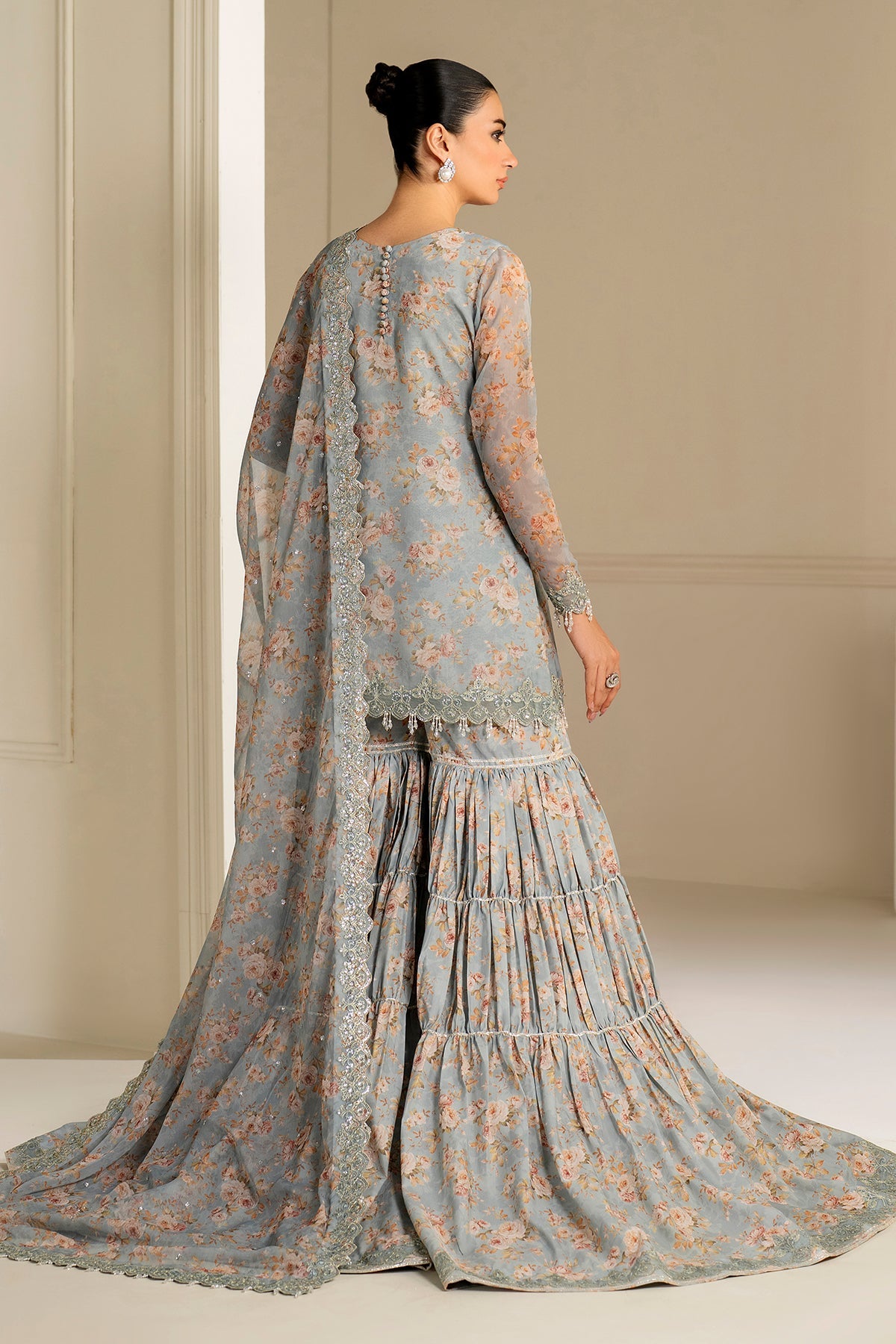 Baroque - Embroidered Chiffon UF- 4165