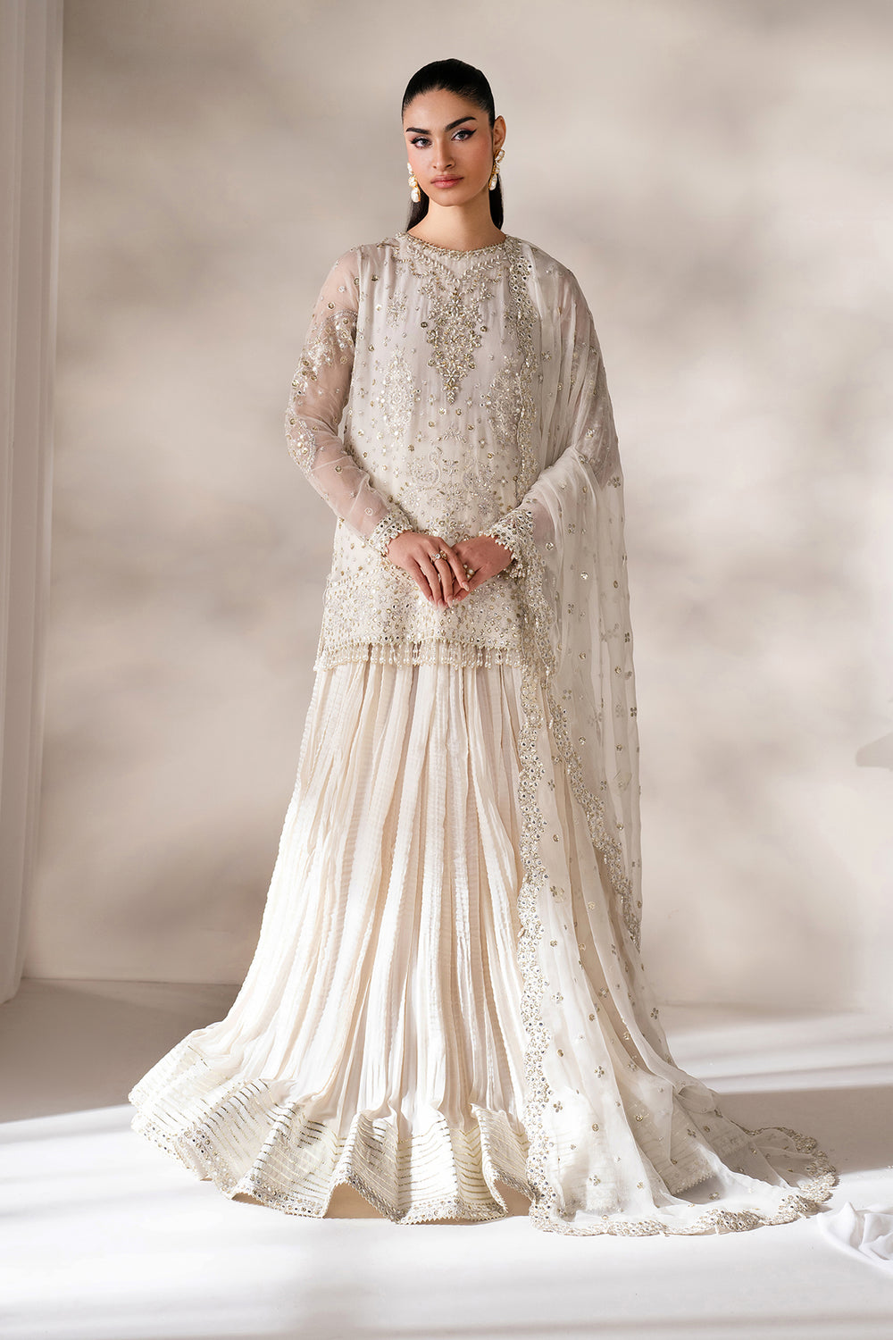 Baroque - EMBROIDERED CHIFFON UF-4140