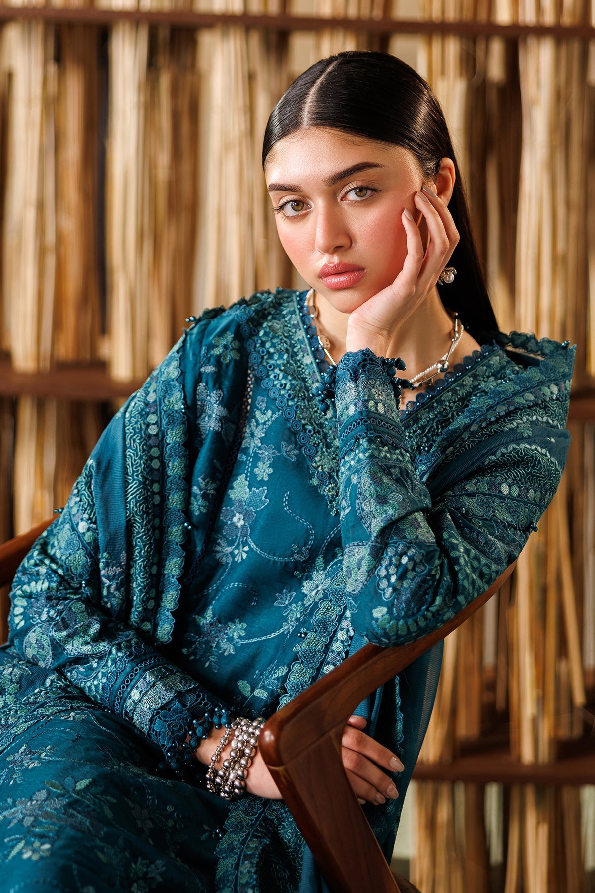 Baroque-EMBROIDERED LAWN EL26-D04