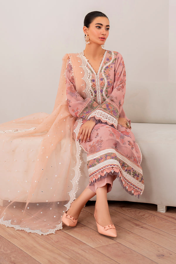 Baroque - Embroidered Chiffon UF- 705