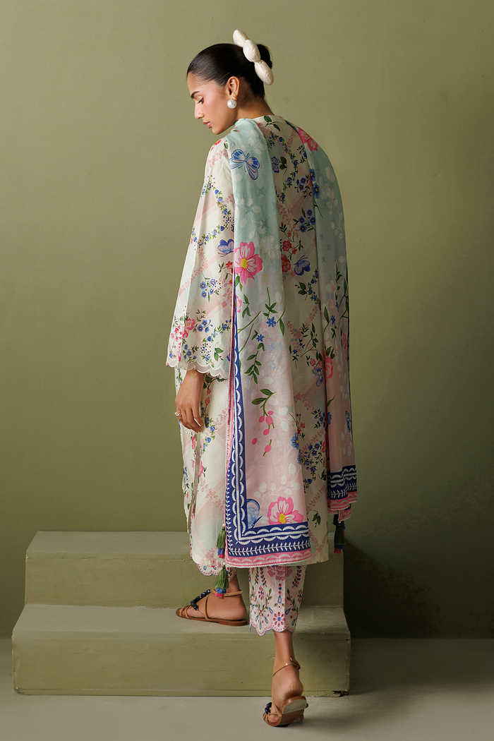 Jazmin - Embroidered lawn use - 9385