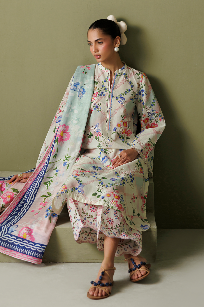 Jazmin - Embroidered lawn use - 9385
