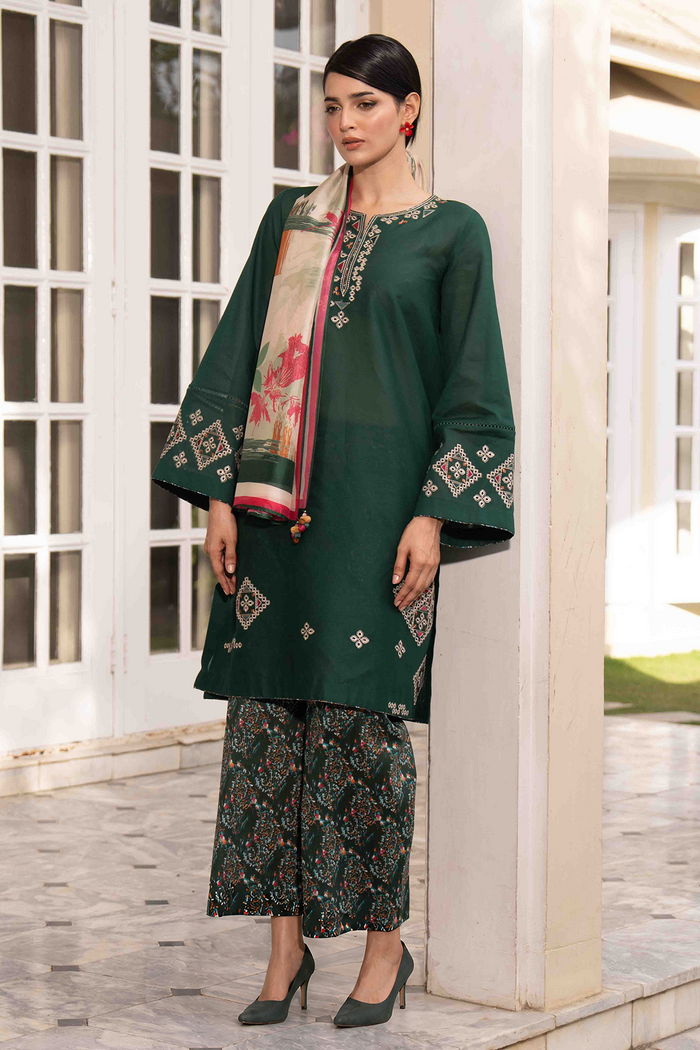 Jazmin - Embroidered lawn use - 9377