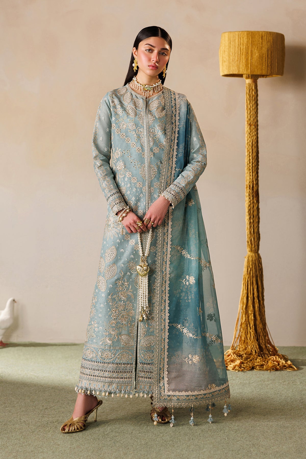 Baroque-EMBROIDERED LAWN EL26-D01