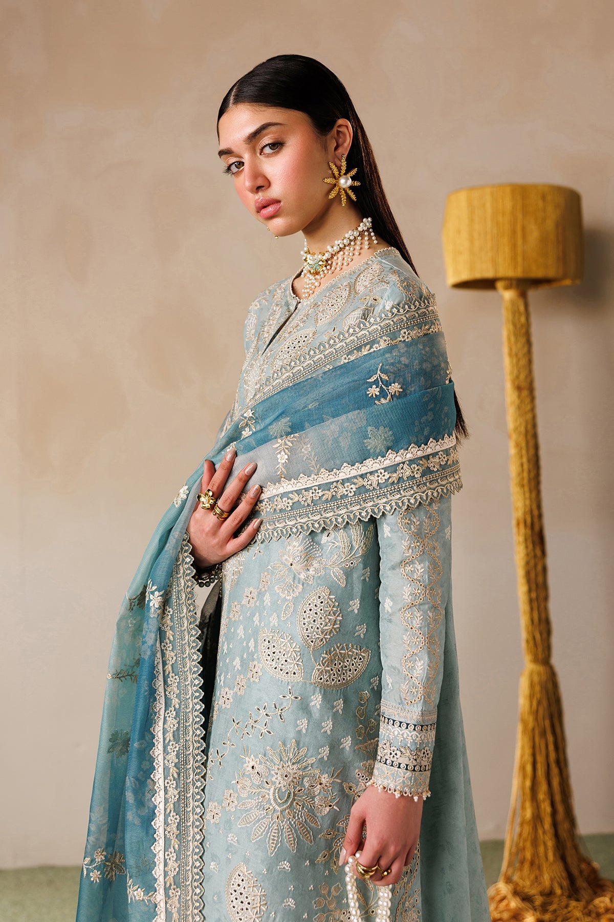 Baroque-EMBROIDERED LAWN EL26-D01