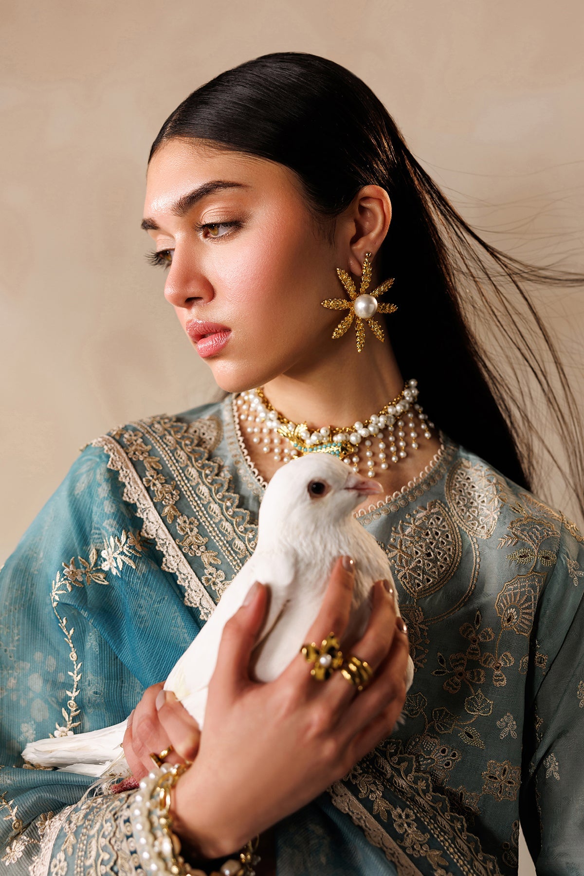 Baroque-EMBROIDERED LAWN EL26-D01