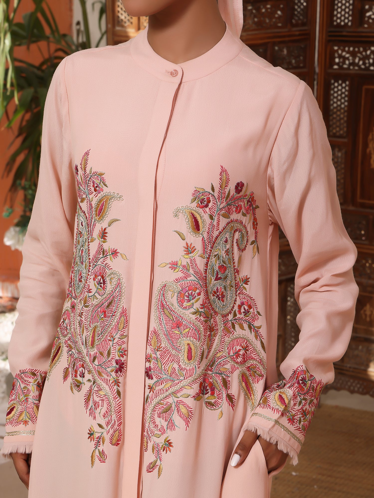 Spinzar Store - Blush Reverie Abaya