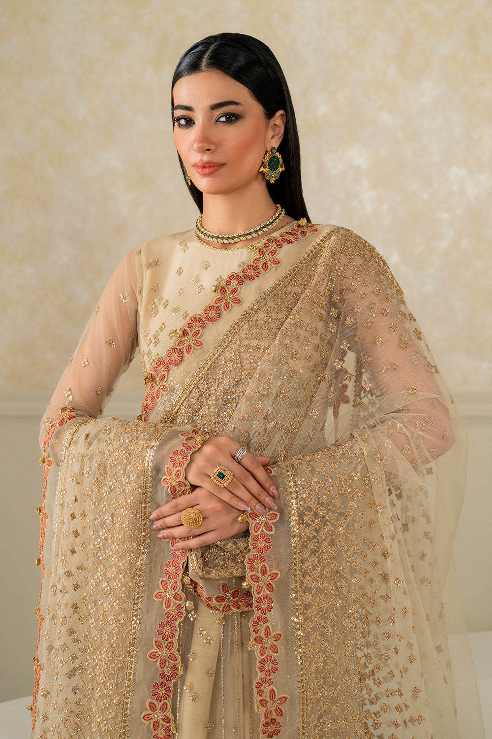 Baroque - EMBROIDERED NET - UF-4159