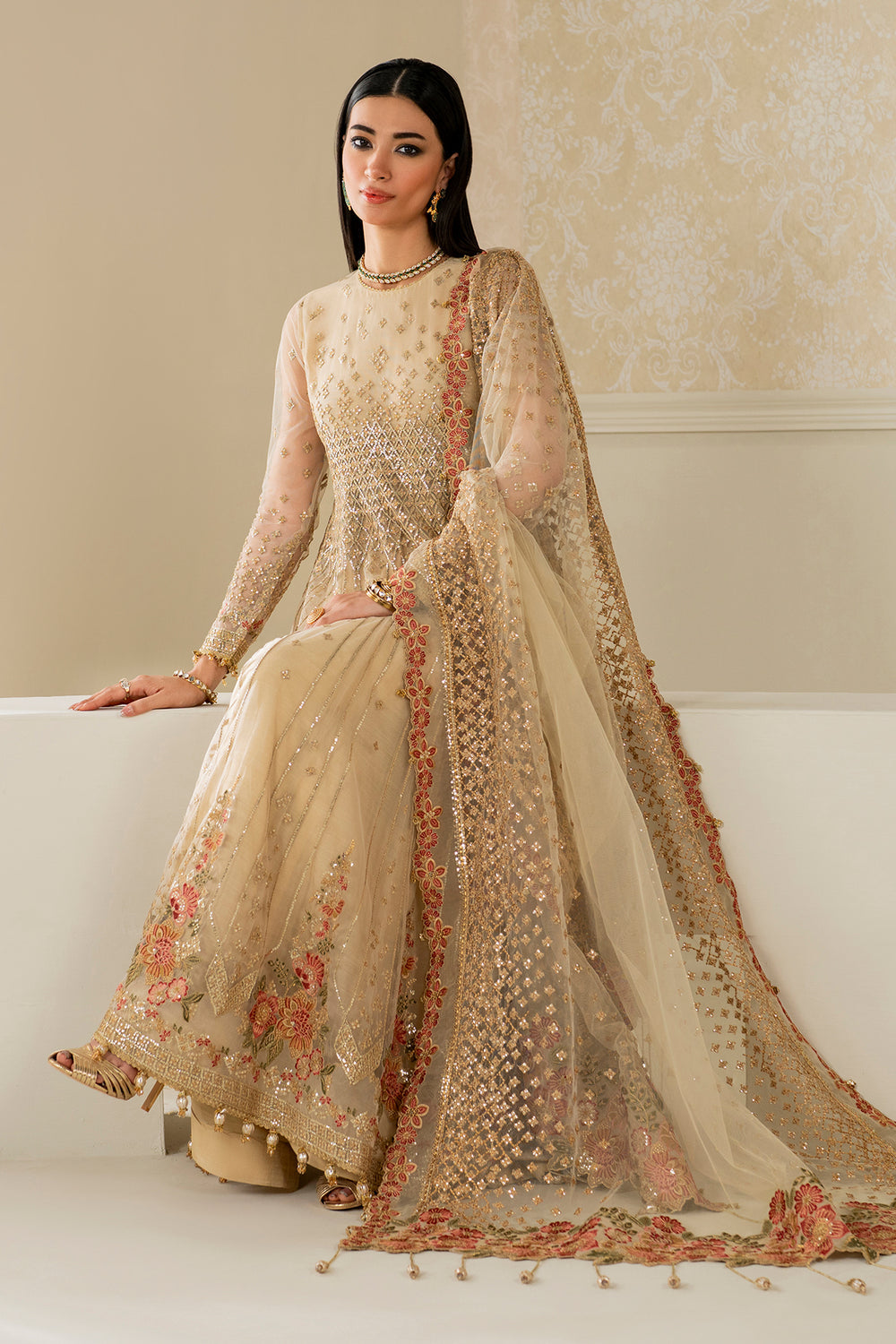 Baroque - EMBROIDERED NET - UF-4159