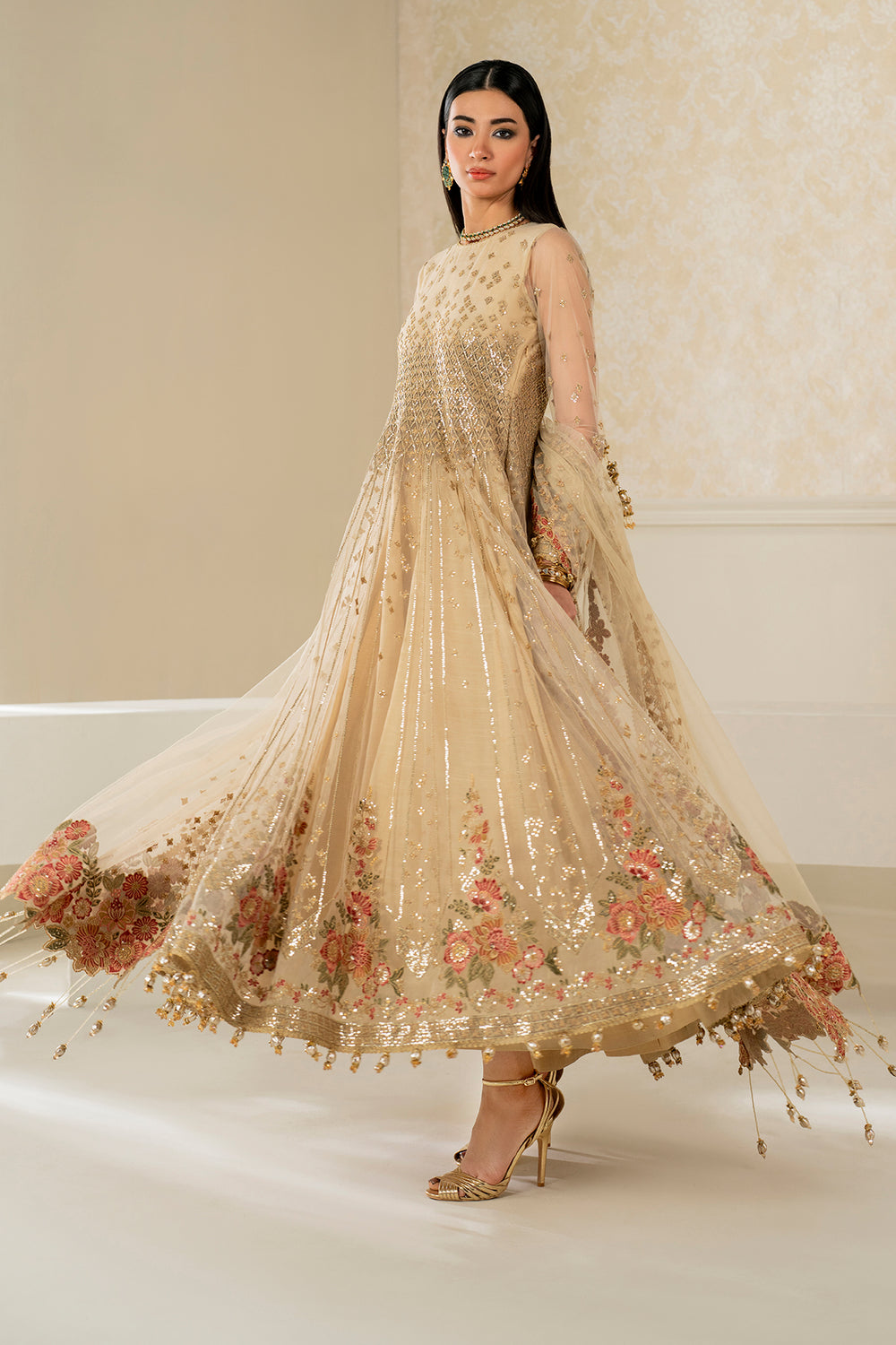 Baroque - EMBROIDERED NET - UF-4159