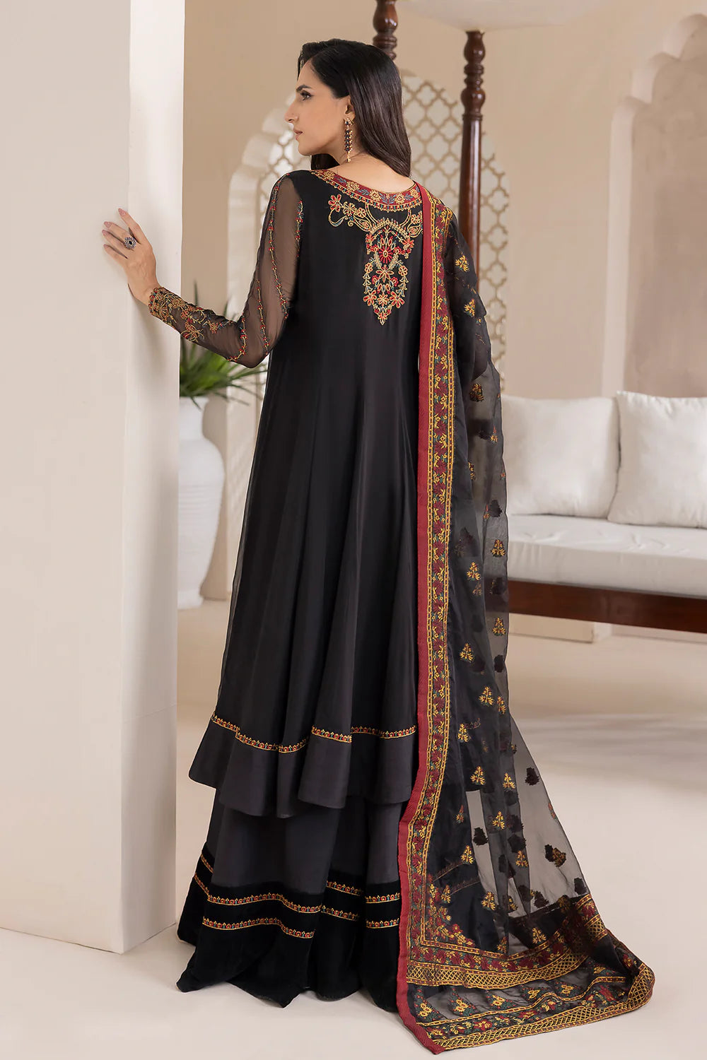 Baroque - EMBROIDERED CHIFFON - UF-417