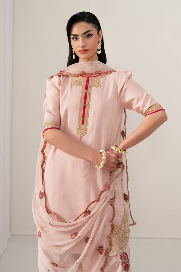 Baroque - Embroidered Raw Silk UF-4136