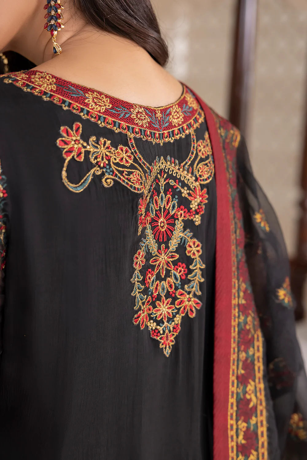 Baroque - EMBROIDERED CHIFFON - UF-417