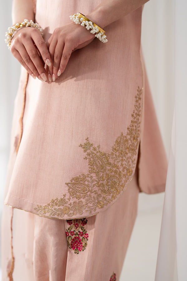 Baroque - Embroidered Raw Silk UF-4136