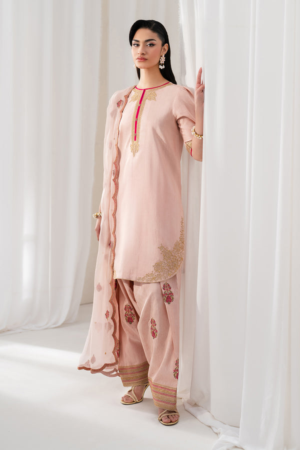 Baroque - Embroidered Raw Silk UF-4136