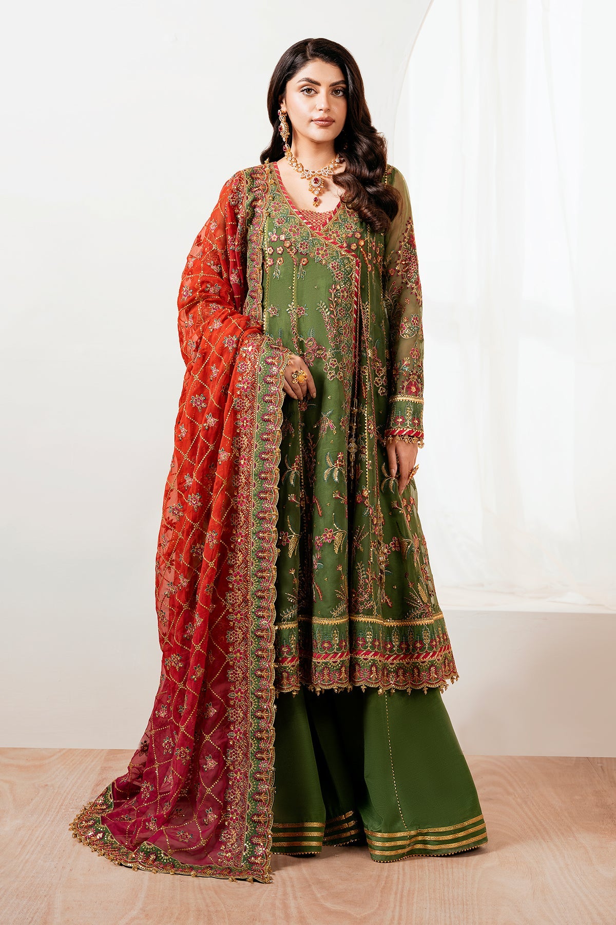 Baroque - Embroidered Chiffon UF - 4037