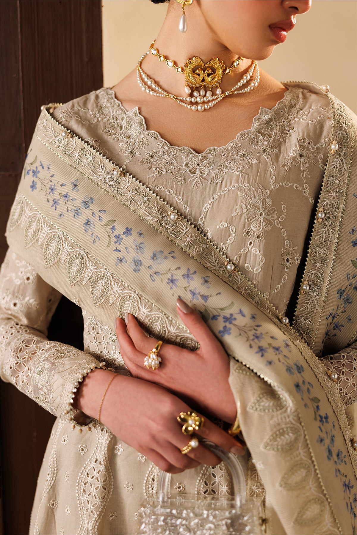 Baroque-EMBROIDERED LAWN EL26-D03