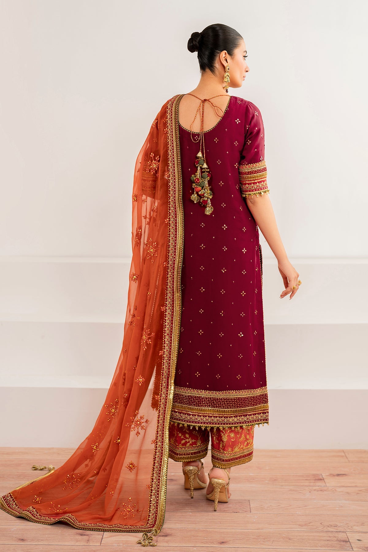 Baroque - Embroidered Chiffon UF- 698