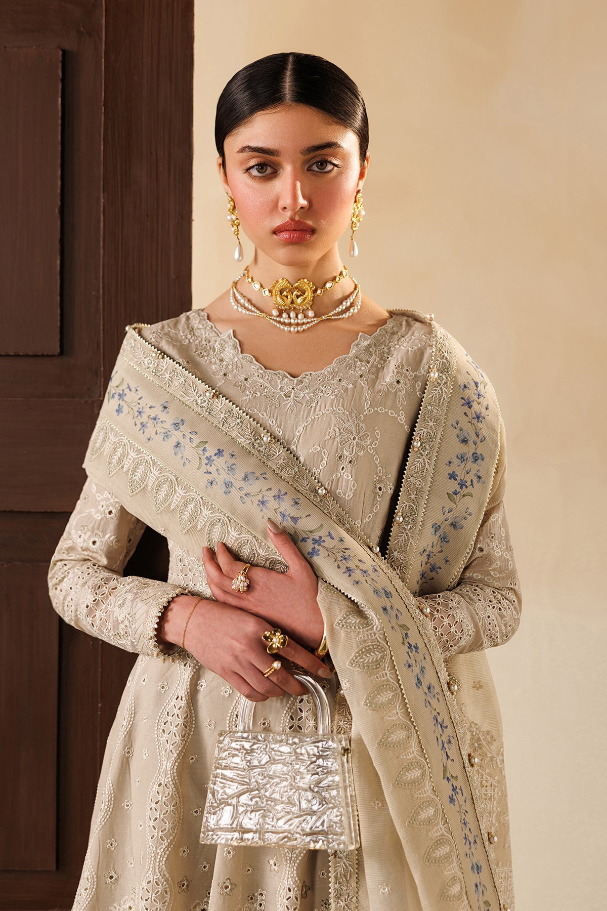 Baroque-EMBROIDERED LAWN EL26-D03