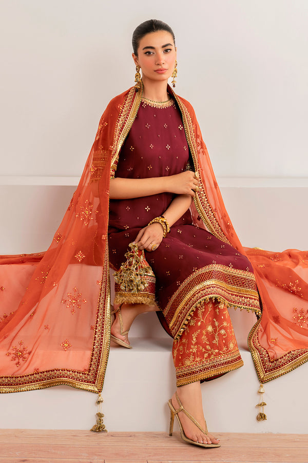 Baroque - Embroidered Chiffon UF- 698