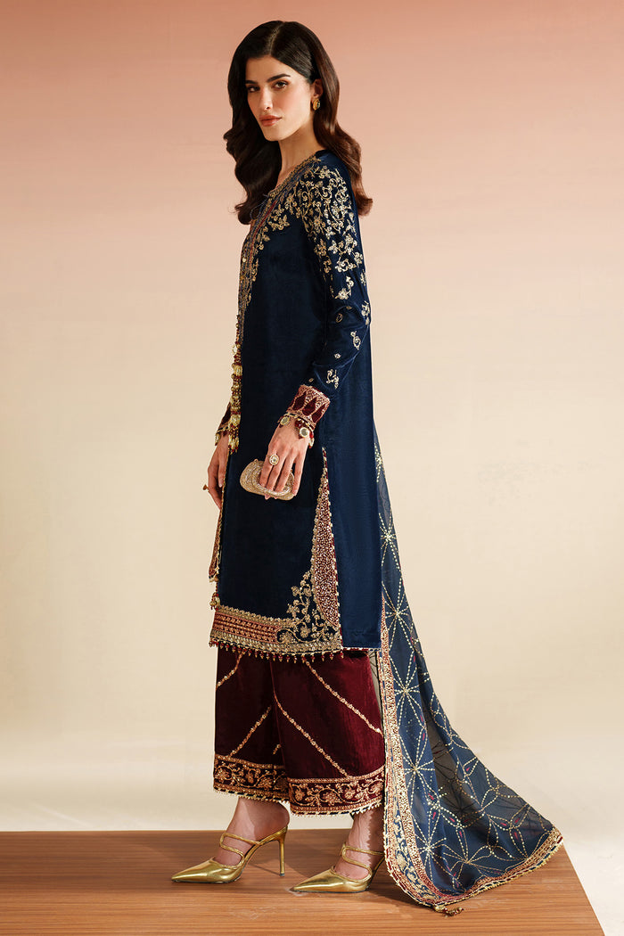Jazmin - Embroidered Velvet Formal VVF D-7