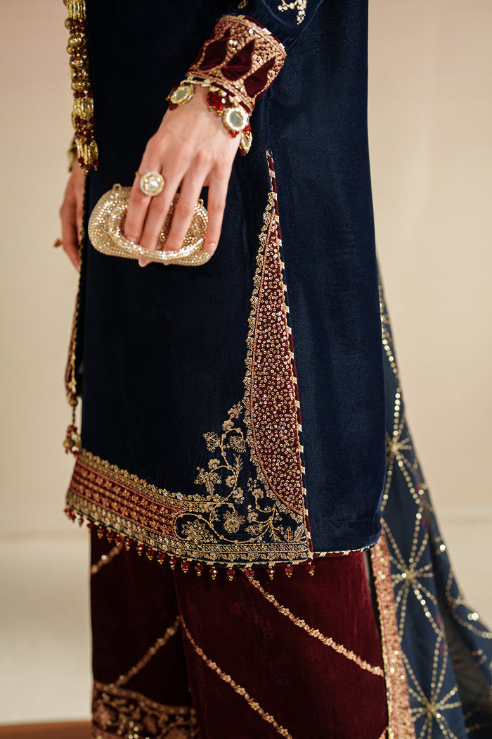 Jazmin - Embroidered Velvet Formal VVF D-7