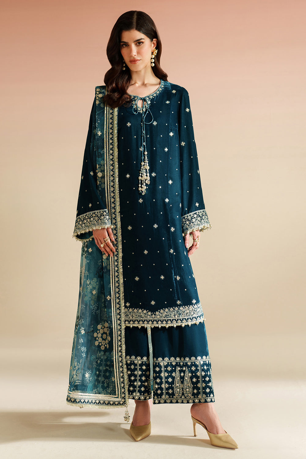 Jazmin - Embroidered Velvet Formal VVF D-2