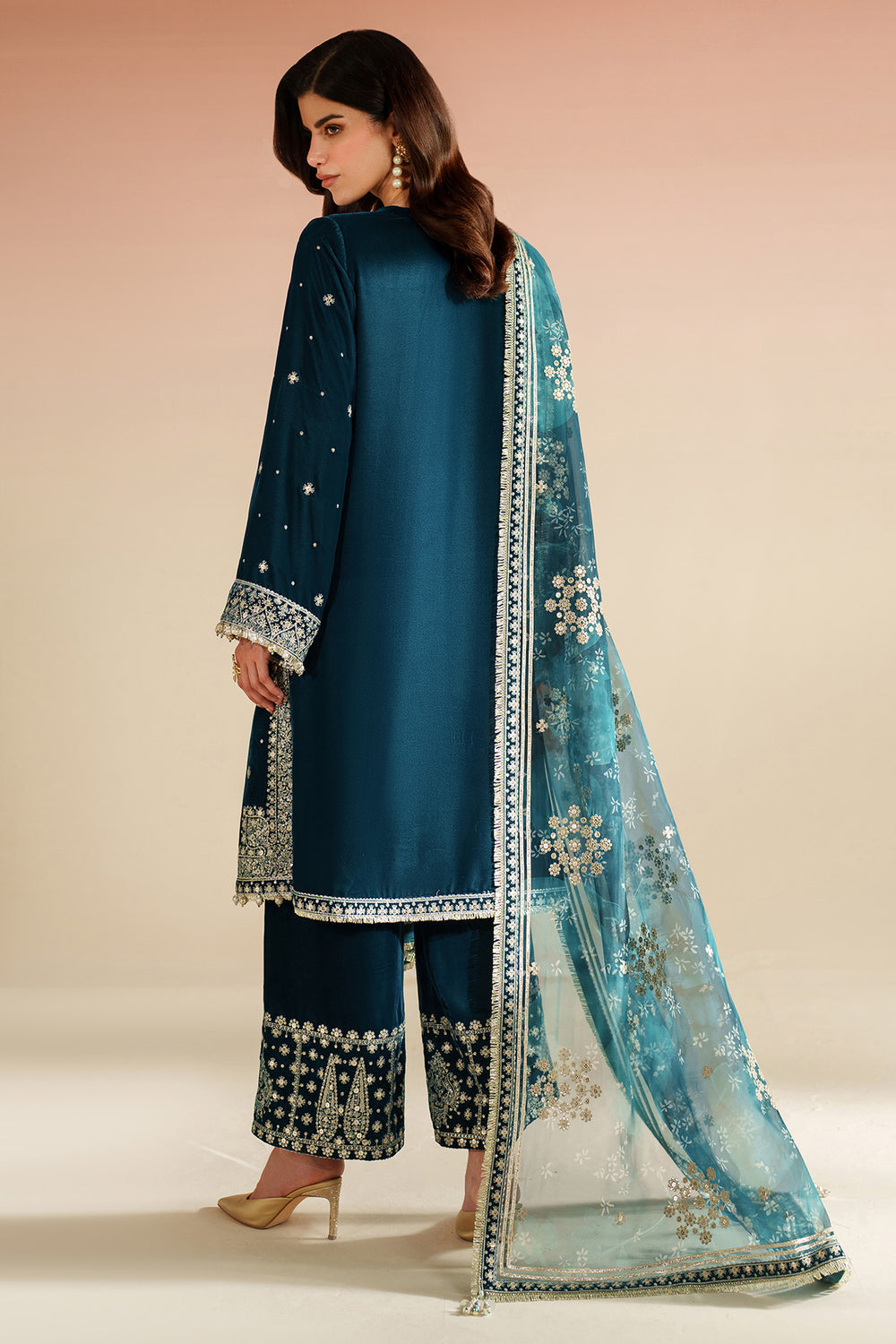 Jazmin - Embroidered Velvet Formal VVF D-2