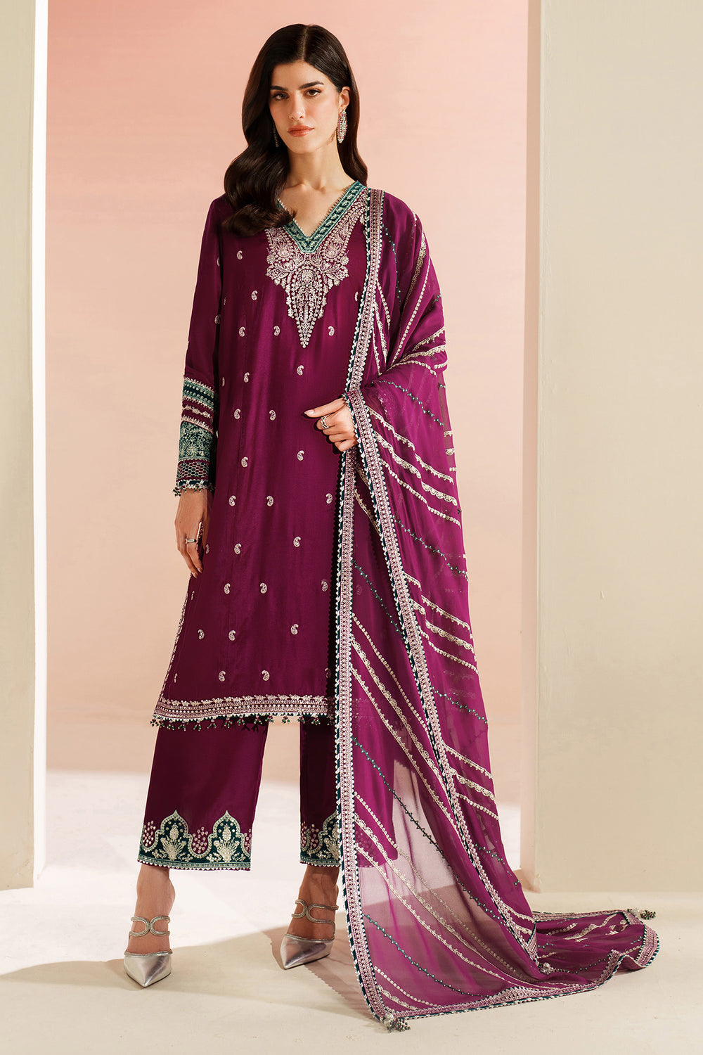 Jazmin - Embroidered Velvet Formal VVF D-6