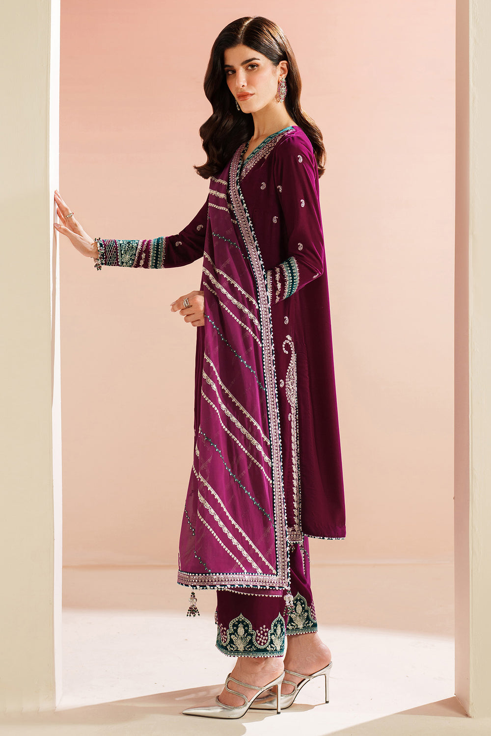 Jazmin - Embroidered Velvet Formal VVF D-6