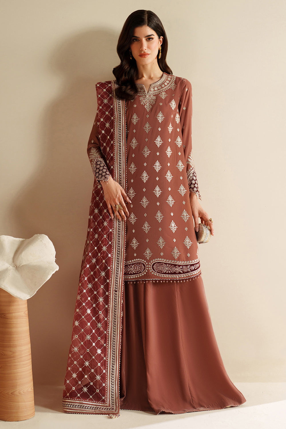 Jazmin - Embroidered Velvet Formal VVF D-3