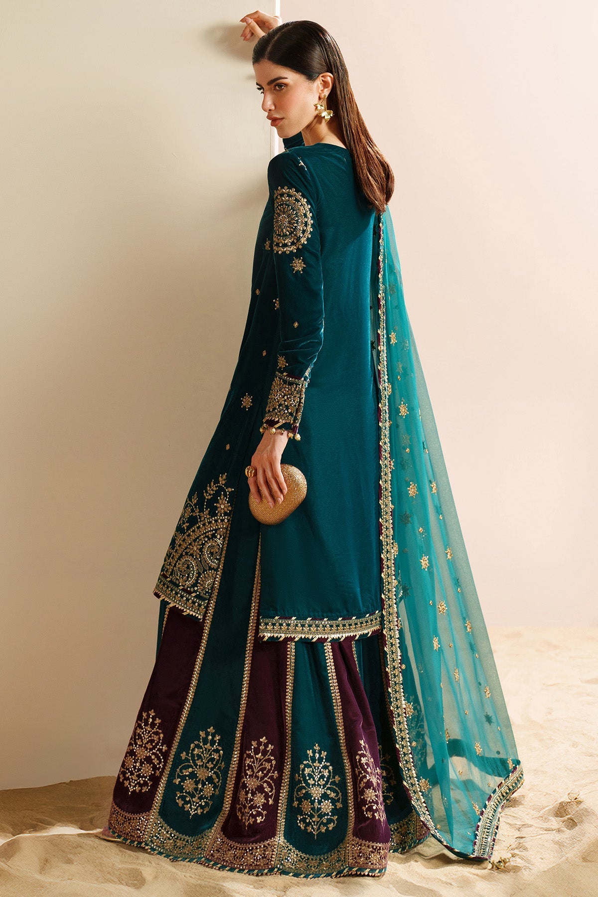 Jazmin - Embroidered Velvet Formal VVF D-8