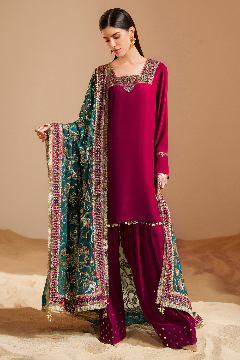 Jazmin - Embroidered Velvet Formal VVF D-9