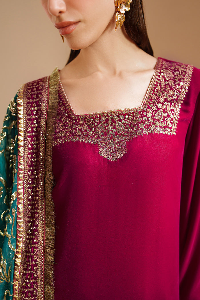 Jazmin - Embroidered Velvet Formal VVF D-9