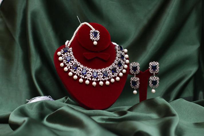 Zevar - Yumna Zaidi Silver Set - 002