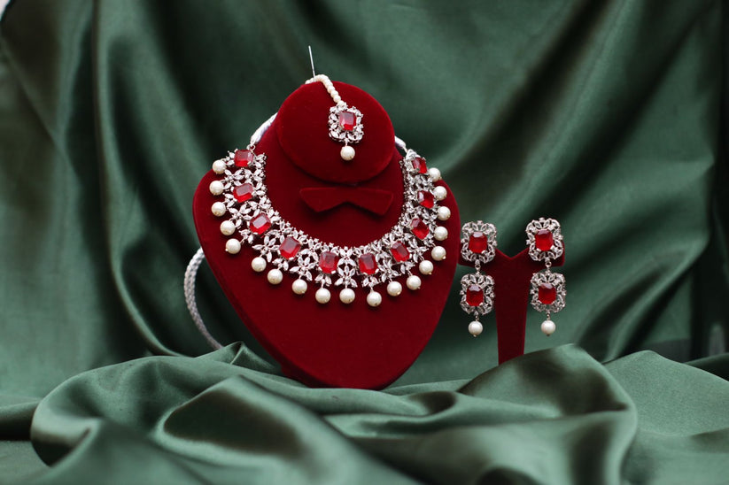 Zevar - Yumna Zaidi Silver Set - 002