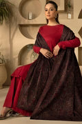 Motifz - 4920-HANAN EMBROIDERED KHADDAR SHAWL