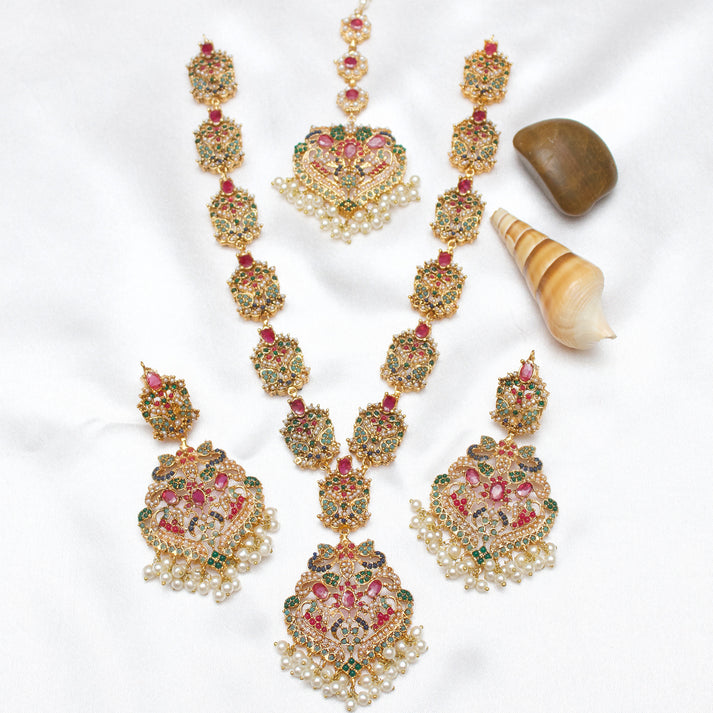 Zevar - Tourmaline Naurattan Set