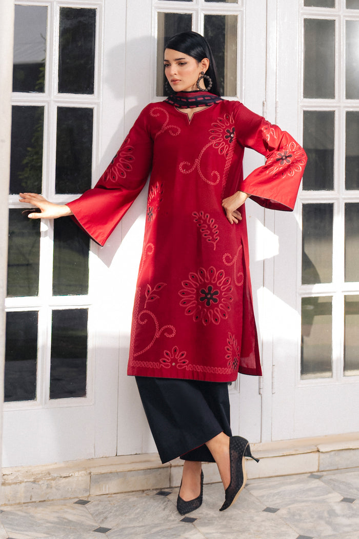 Jazmin - Embroidered lawn use - 9368