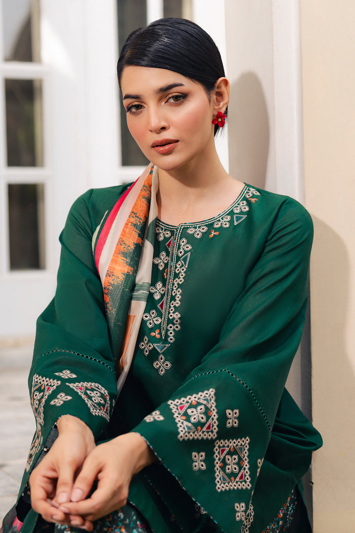 Jazmin - Embroidered lawn use - 9377