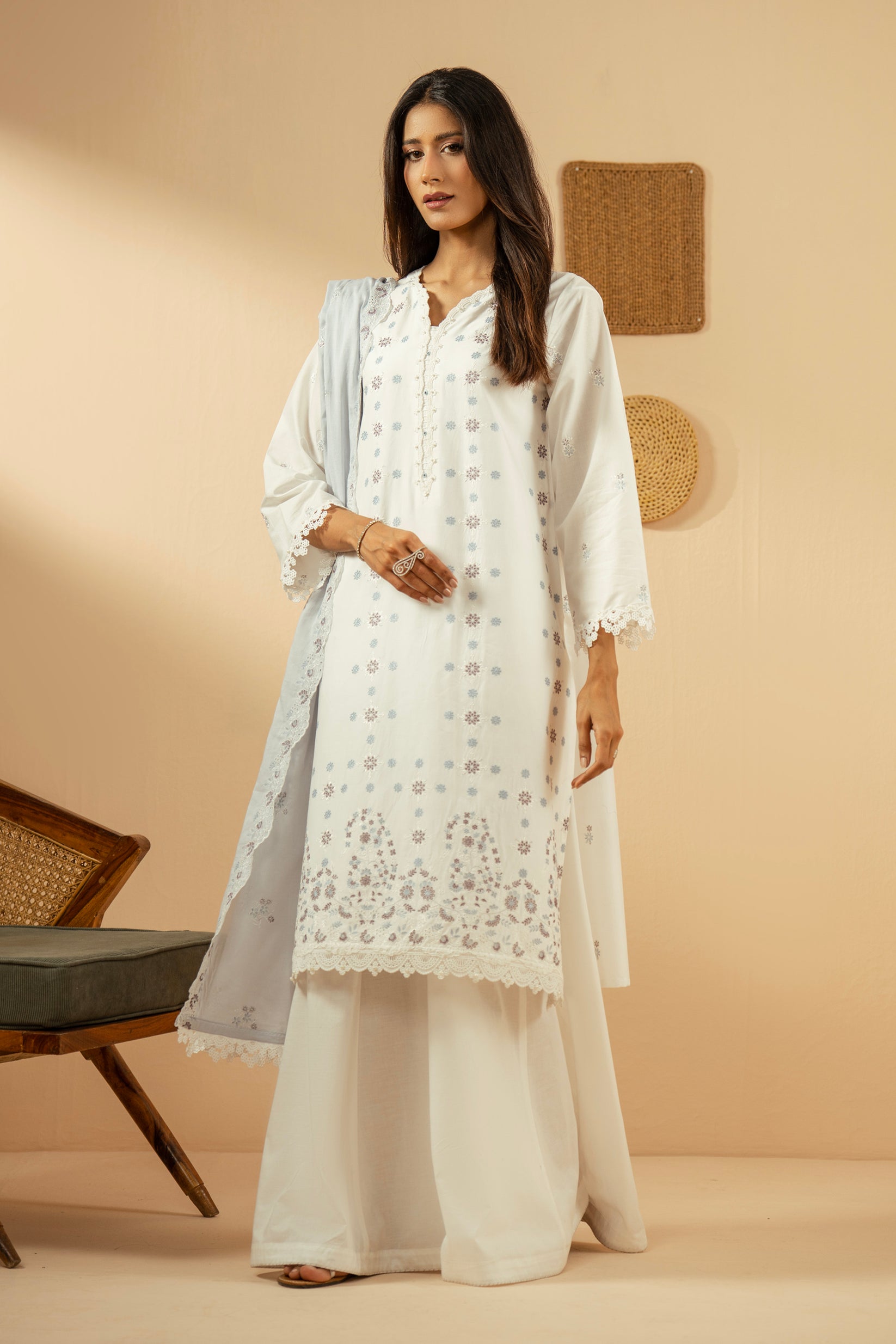 Zeen-EMBROIDERED CHIKANKARI 03