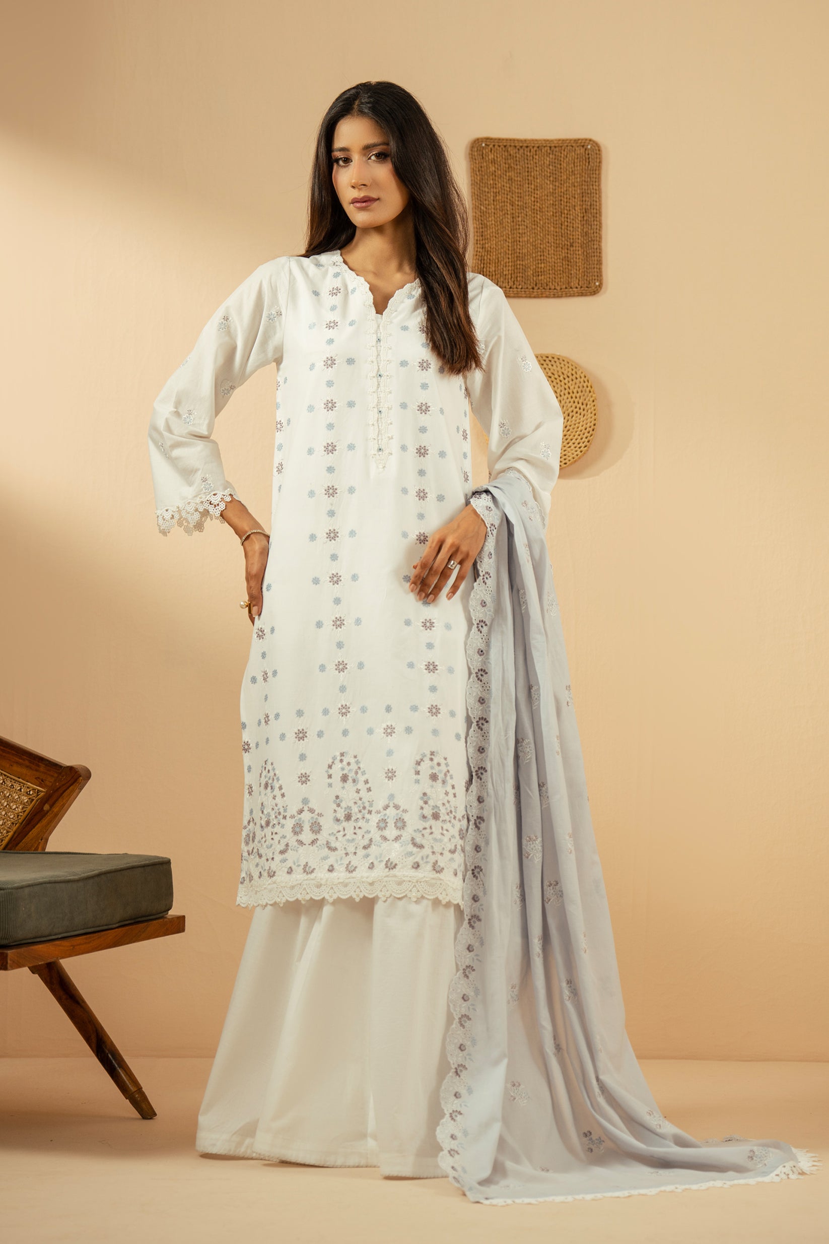 Zeen-EMBROIDERED CHIKANKARI 03