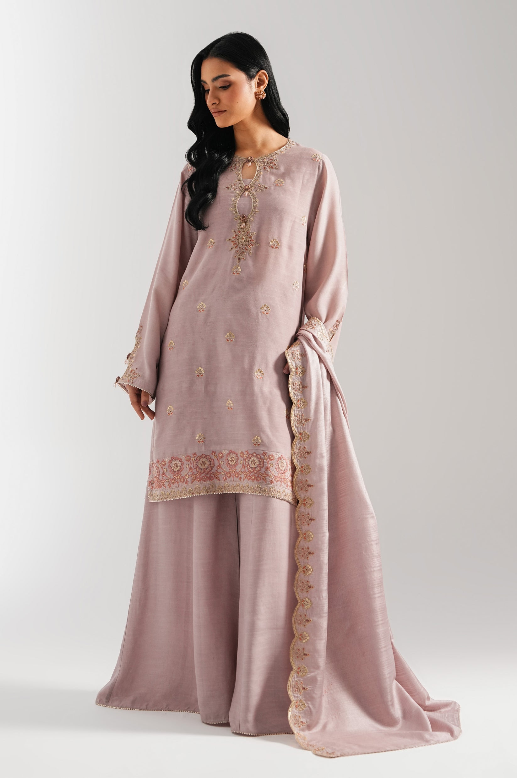 Zeen-EMBROIDERED RAW SILK 05